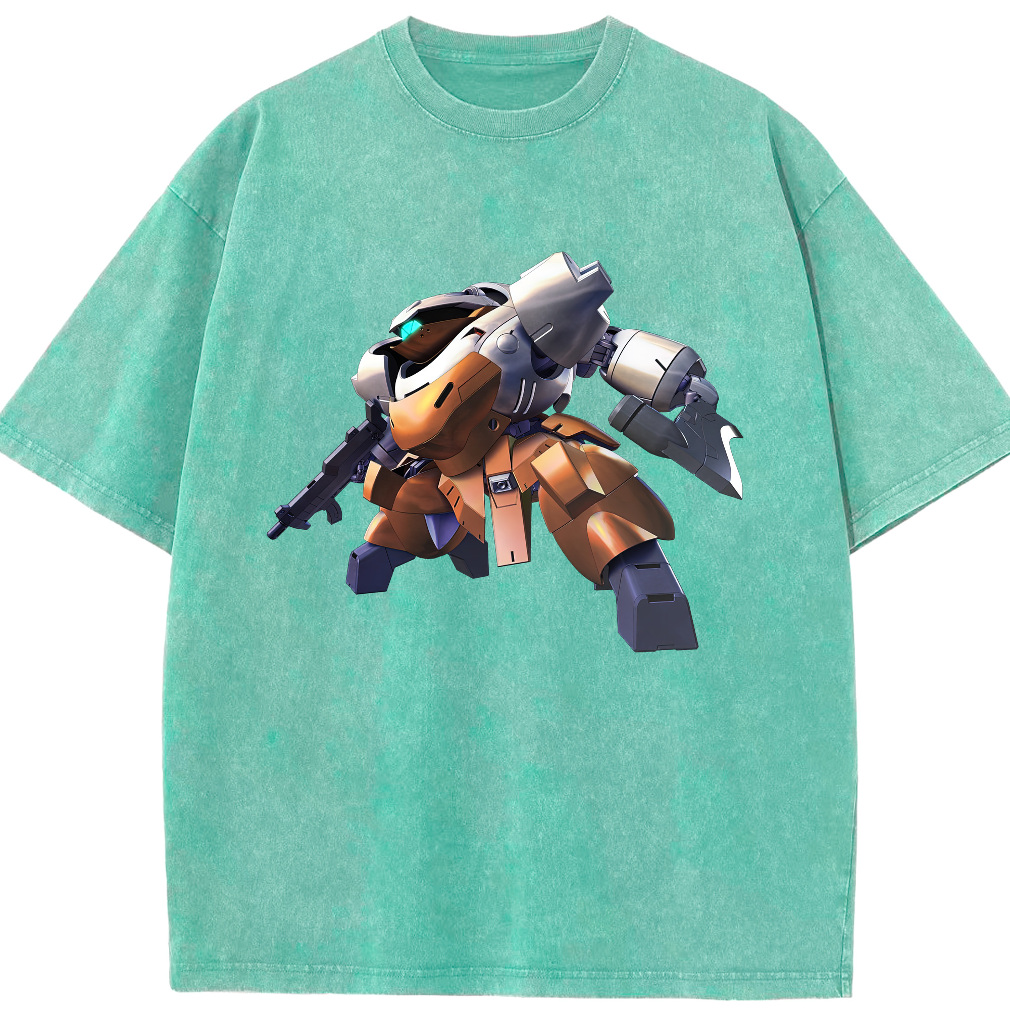 （画像用） 機動戦士ガンダム Mobile Suit Gundam 綿100% ヴィンテージ風 半袖Tシャツ（フロントプリント）